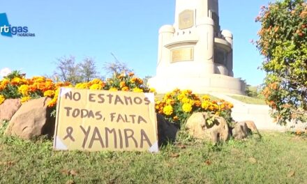 «NO ESTAMOS TODAS, FALTA YAMIRA» COLECTIVO FEMINISTA DE ARTIGAS REPUDIA UN NUEVO FEMICIDIO.