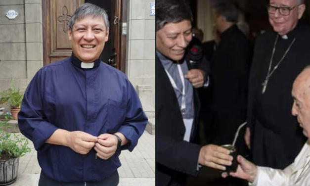 EL PADRE LUÍS «TITO» CARDOZO VUELVE A LA PARROQUIA DE ARTIGAS. EL PÁRROCO QUE TOMÓ MATES EN EL VATICANO CON EL PAPÁ FRANCISCO.