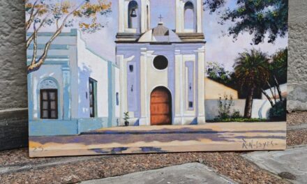 RICHARD NÚÑEZ LEYES PRESENTÓ SU TERCER CUADRO DE LA SERIE SOBRE PAISAJES DE ARTIGAS