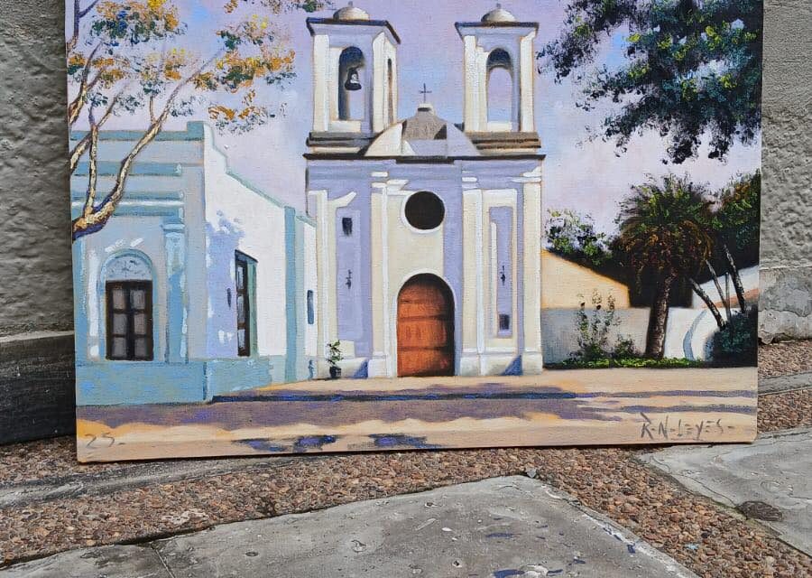 RICHARD NÚÑEZ LEYES PRESENTÓ SU TERCER CUADRO DE LA SERIE SOBRE PAISAJES DE ARTIGAS