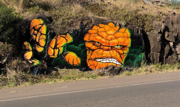 ARTE URBANO EN ARTIGAS: MILTON SORPRENDIÓ CON UNA NUEVA INTERVENCIÓN EN PINTADITO