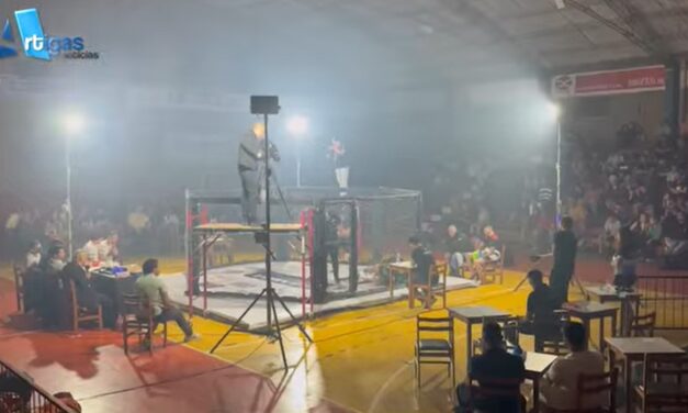 ARTIGAS VIVIÓ SU PRIMER EVENTO INTERNACIONAL DE MMA CON GRAN CONVOCATORIA