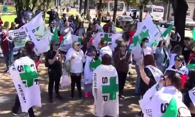 TRABAJADORES DE LA SALUD PÚBLICA PROTESTARON EN ARTIGAS POR MAYOR PRESUPUESTO