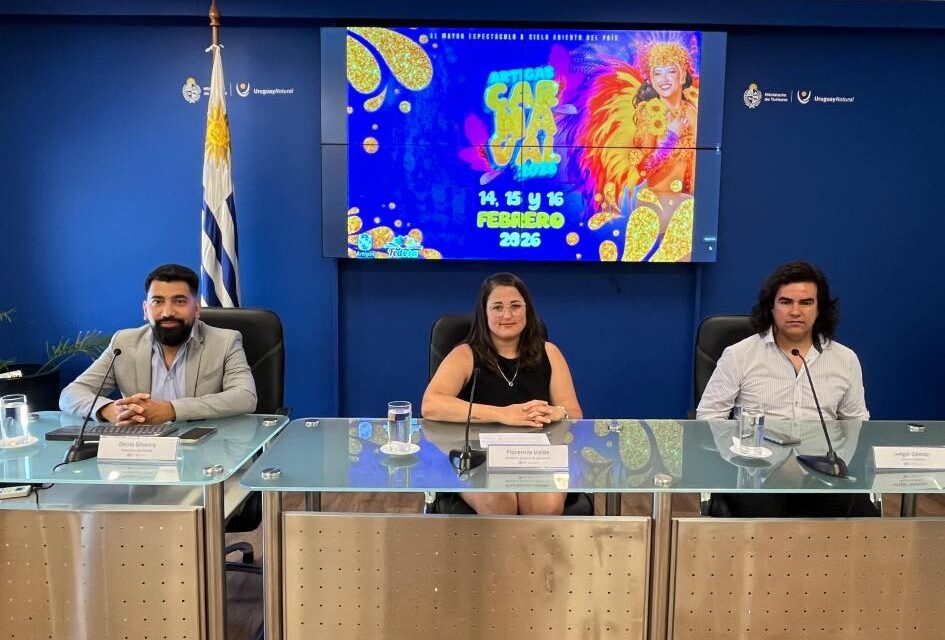 EL CARNAVAL DE ARTIGAS FUE PRESENTADO EN MONTEVIDEO, EN EL MINISTERIO DE TURISMO