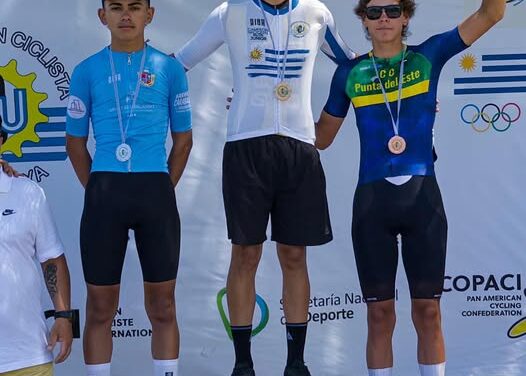 EL CICLISTA JUVENIL ARTIGUENSE BRUNO ARREGIN CONTINÚA LOGRANDO PODIOS