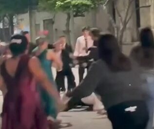 ESCÁNDALO EN FIESTA DE 15: BATALLA CAMPAL A SOLO UNA CUADRA DE JEFATURA