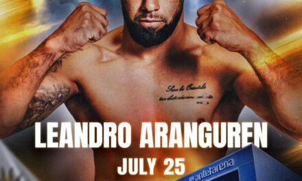 BELLAUNIONENSE LEANDRO ARANGUREN FIRMÓ CON LA MAYOR LIGA DE BOXEO A PUÑO LIMPIO DEL MUNDO Y PELEARÁ EN EL ANTEL ARENA