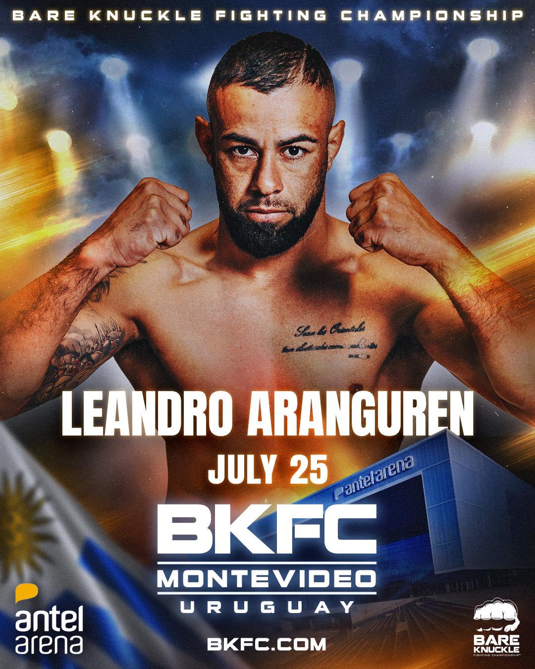 BELLAUNIONENSE LEANDRO ARANGUREN FIRMÓ CON LA MAYOR LIGA DE BOXEO A PUÑO LIMPIO DEL MUNDO Y PELEARÁ EN EL ANTEL ARENA