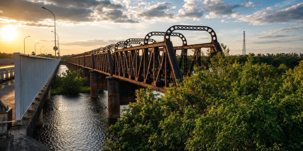 AVANZAN LAS GESTIONES PARA RECUPERAR EL HISTÓRICO PUENTE FERROVIARIO SOBRE EL RÍO CUAREIM